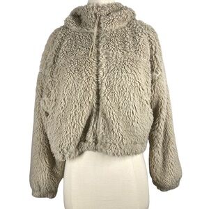 URBAN OUTFITTERS BDG Cropped Teddy Jacket